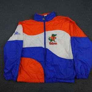 Vintage Florida Gators Jacket Mens Large Orange Blue NCAA Football Apex One 90s